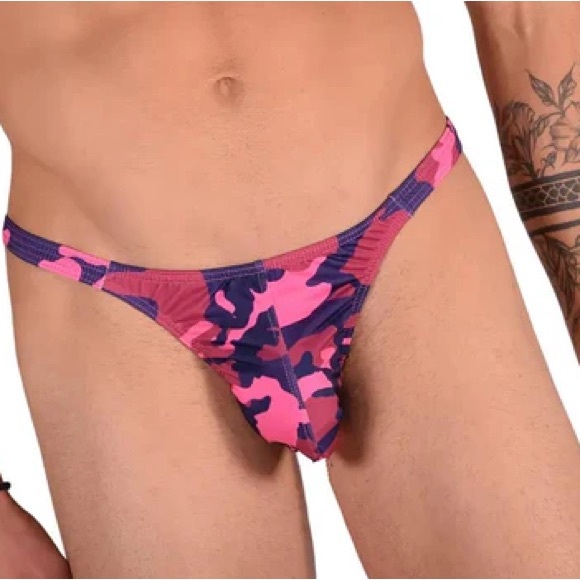 JJ Malibu Pink/Purple Camouflage Swimwear - Picture 9 of 10